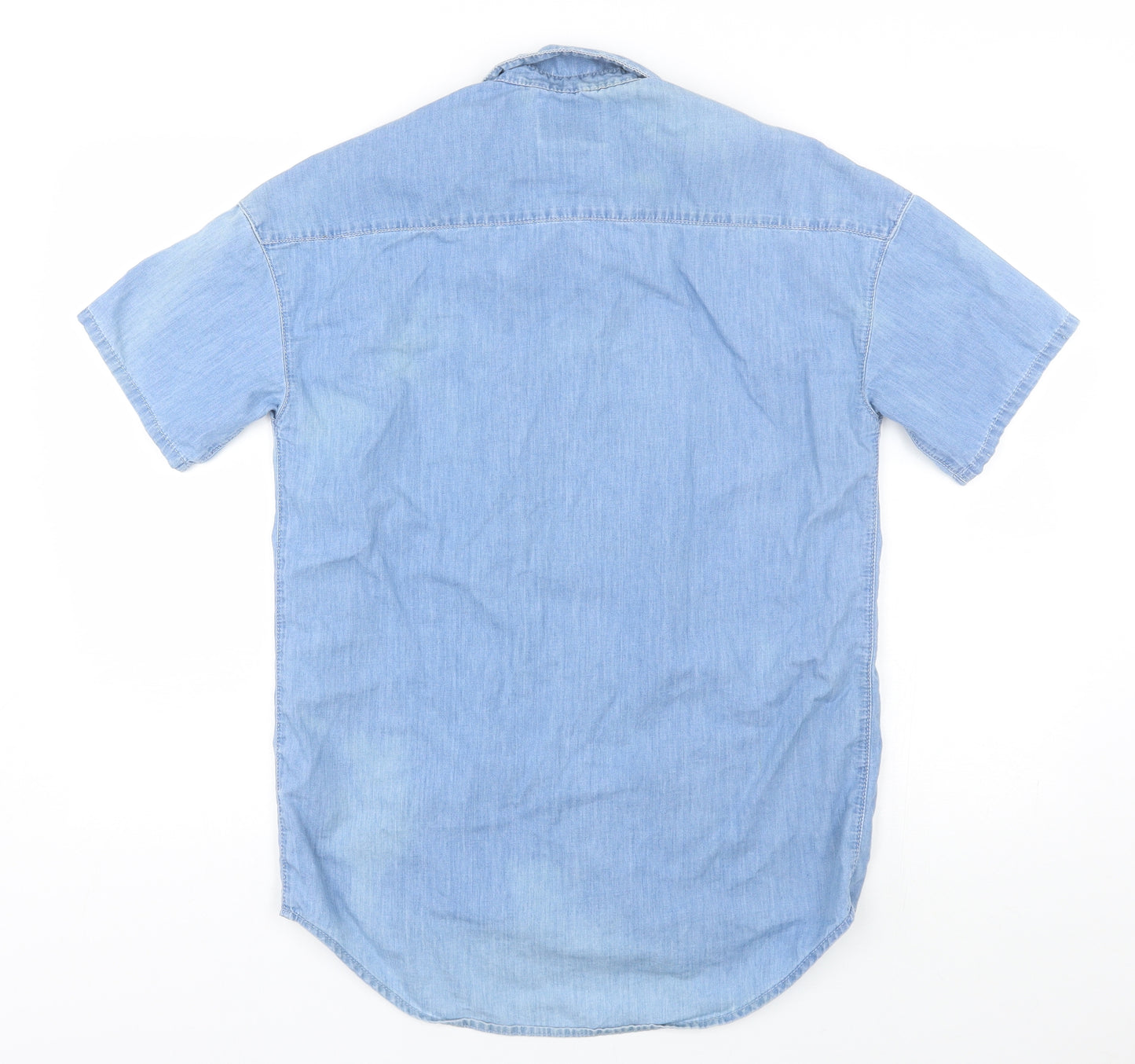 Topman Mens Blue    Button-Up Size S