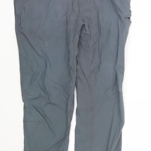 brasher Mens Grey   Rain Trousers Trousers Size 36 L29 in