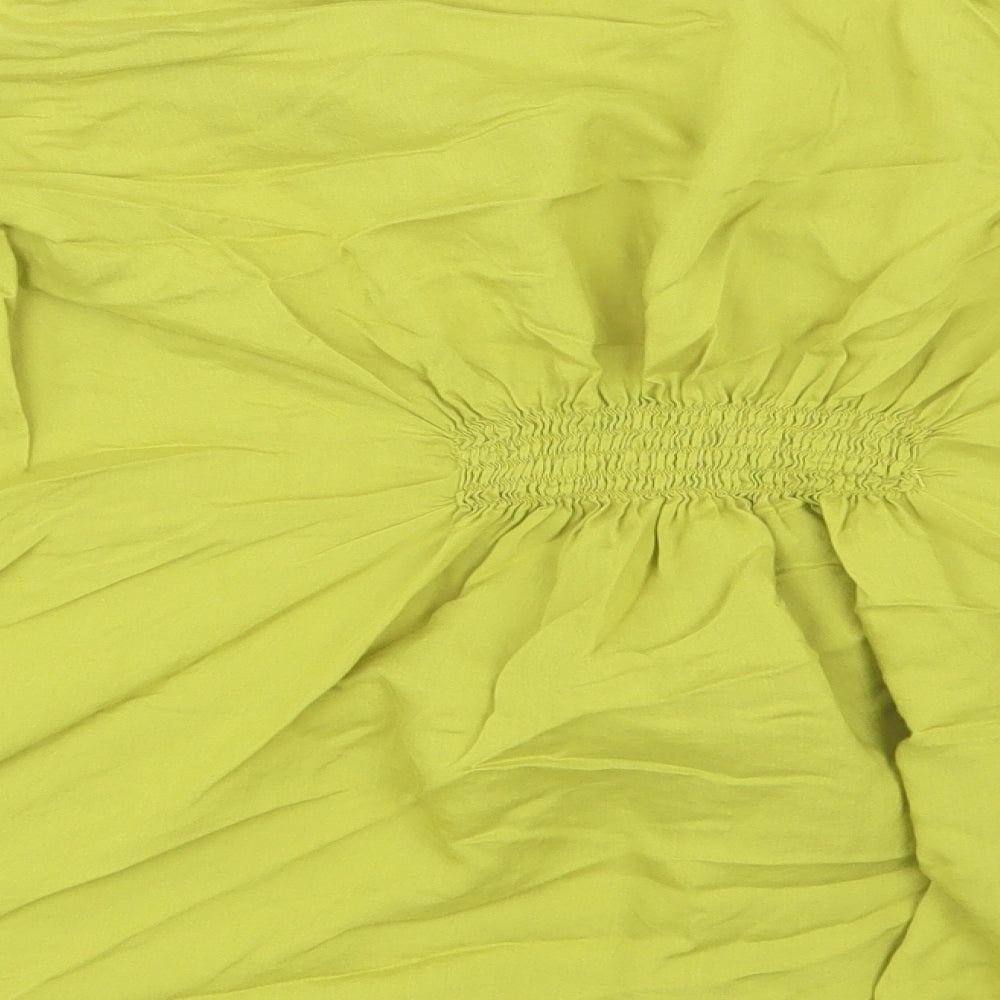 M&S Womens Green   Basic Blouse Size 14