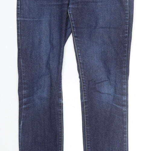 Lux Womens Blue  Denim Skinny Jeans Size 28 L29 in