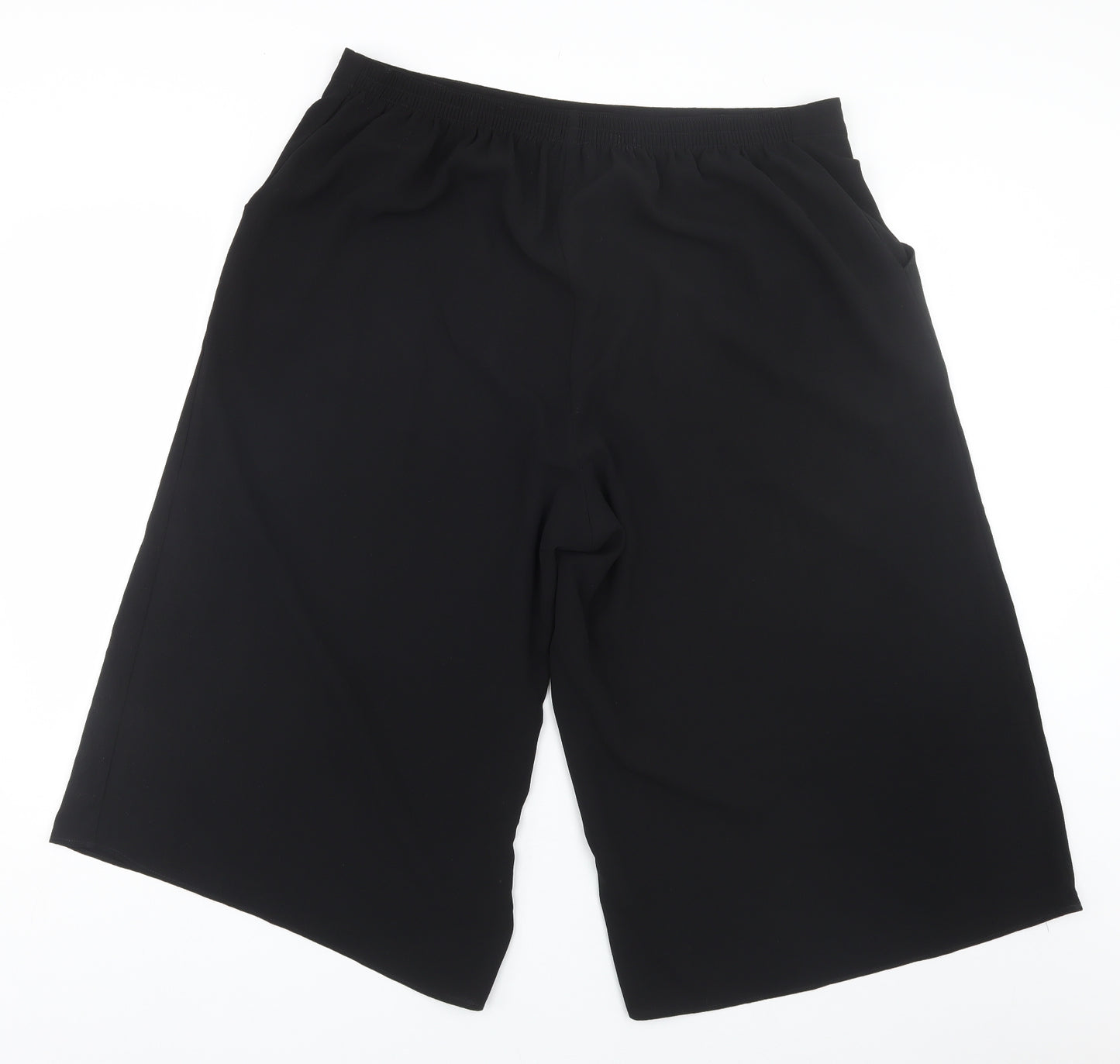 F&F Womens Black   Cropped Trousers Size 18 L20 in