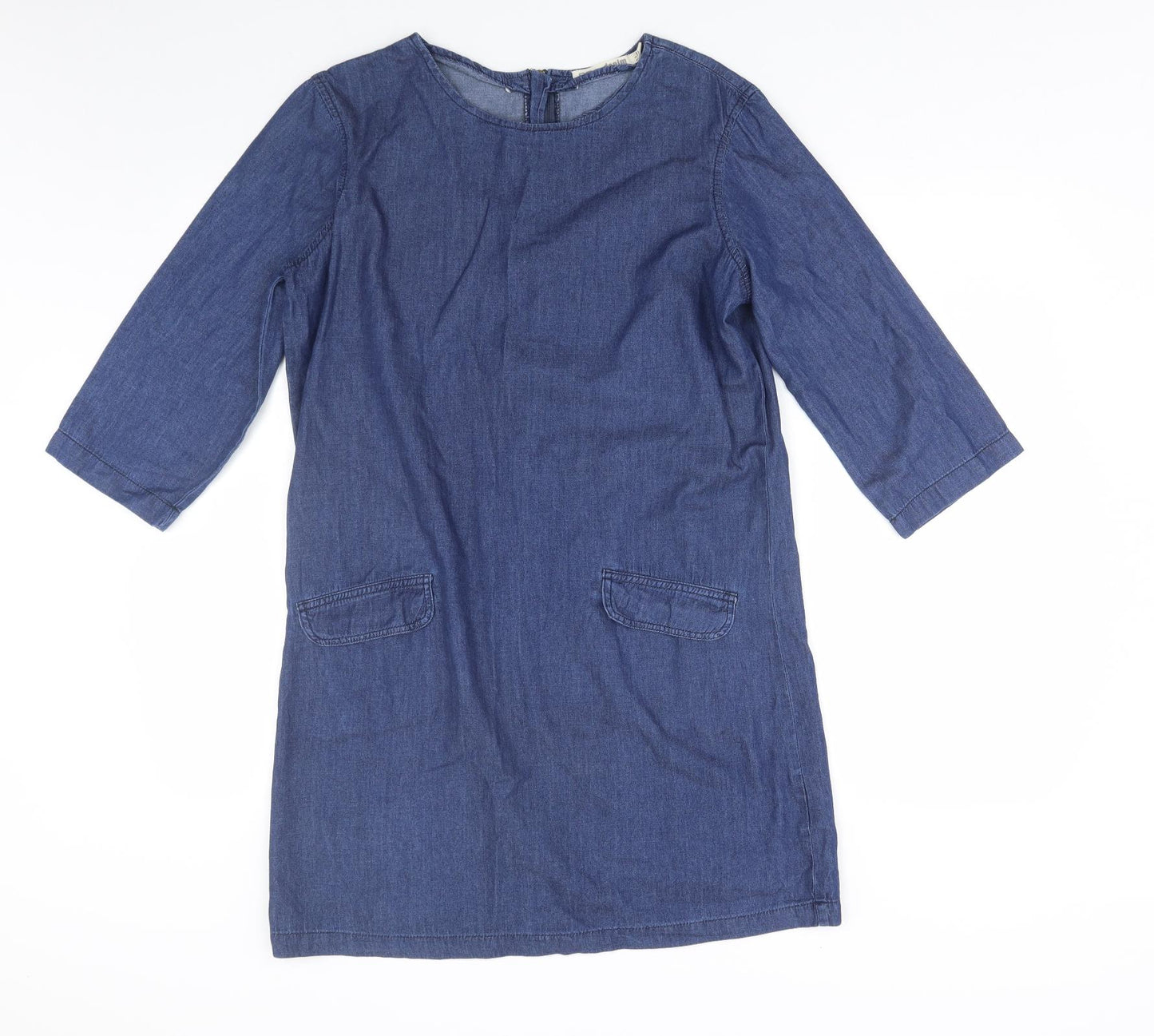 Dorothy Perkins Womens Blue   T-Shirt Dress  Size 10