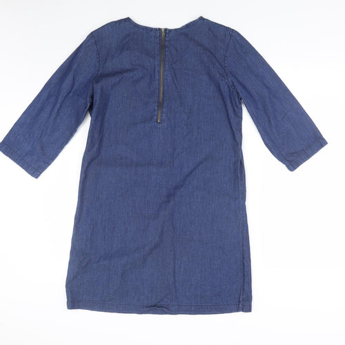 Dorothy Perkins Womens Blue   T-Shirt Dress  Size 10