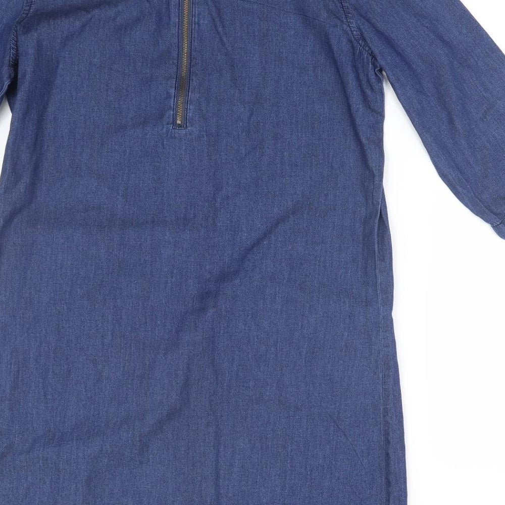 Dorothy Perkins Womens Blue   T-Shirt Dress  Size 10