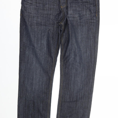 Denim co Mens Blue  Denim Straight Jeans Size 36 L29 in