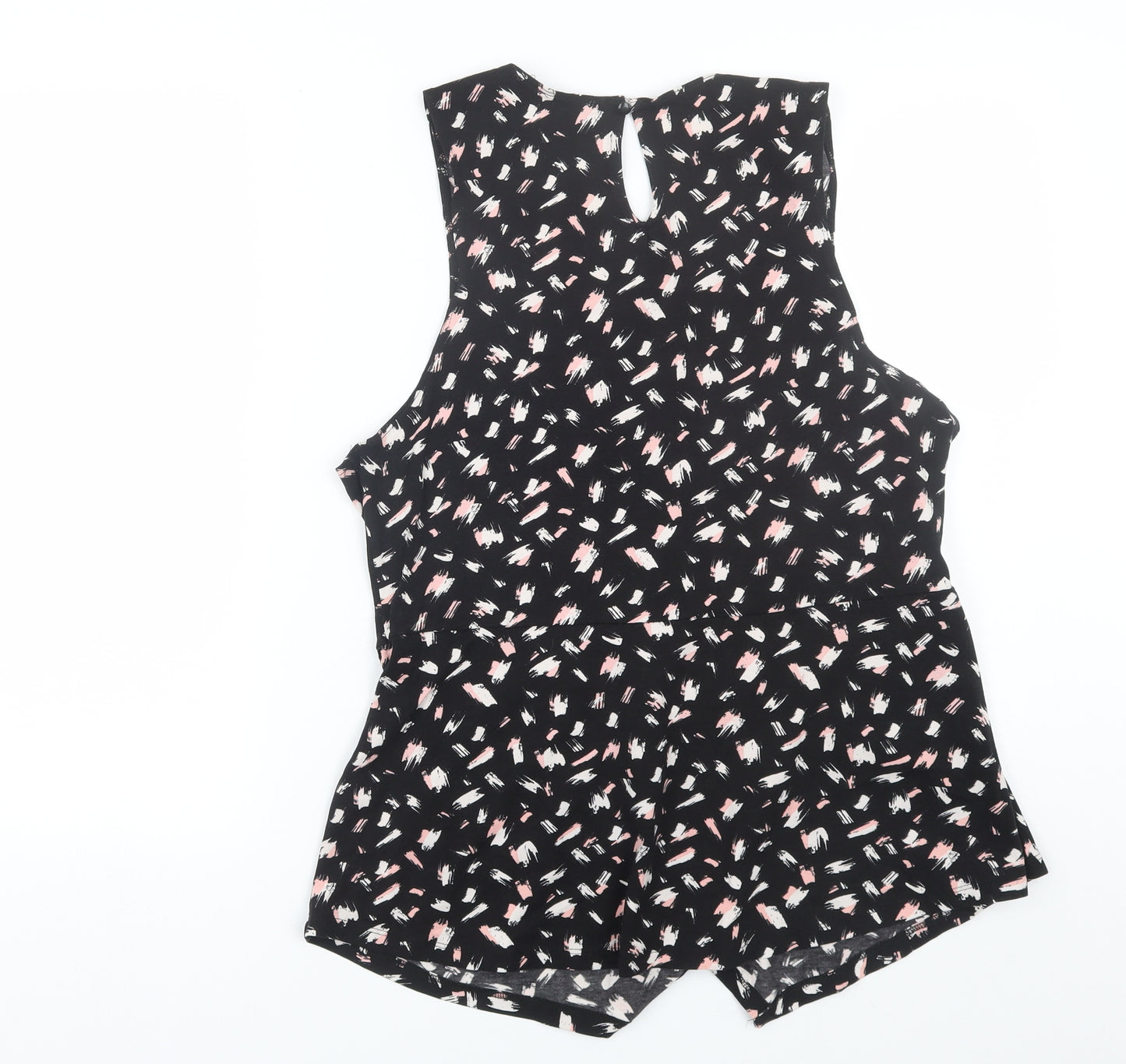 New Look Womens Black Polka Dot  Basic Tank Size 18