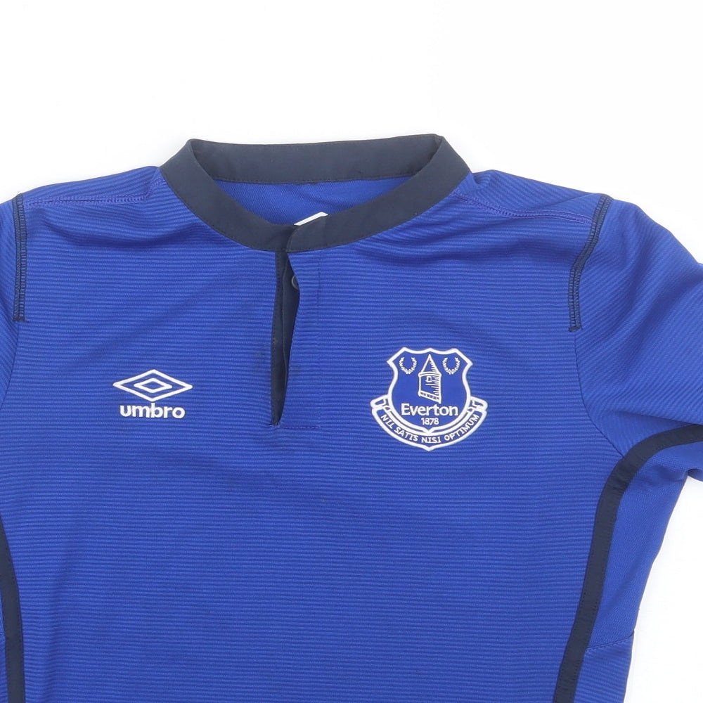 Umrbo Boys Blue   Jersey T-Shirt Size 10-11 Years  - Everton