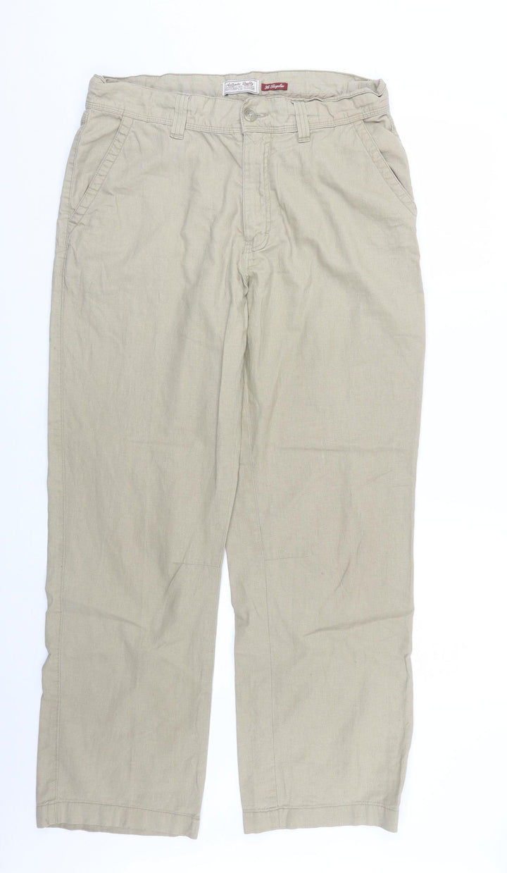 TU Womens Beige Trousers Size 36 L29 in