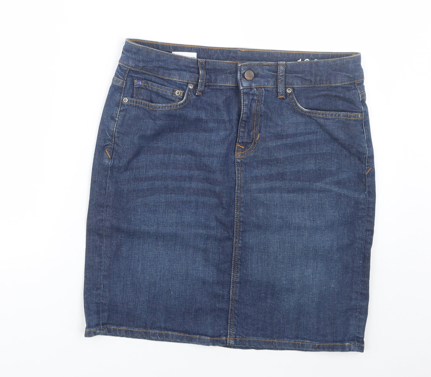 Gap Womens Blue  Denim Bandage Skirt Size 10
