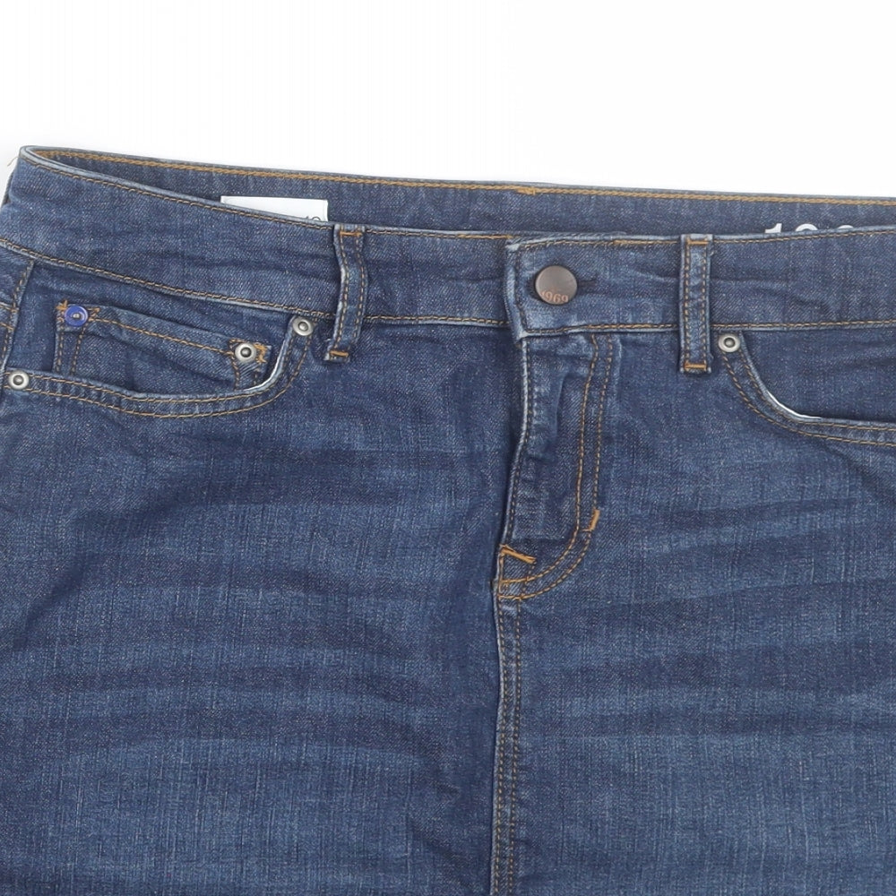 Gap Womens Blue  Denim Bandage Skirt Size 10