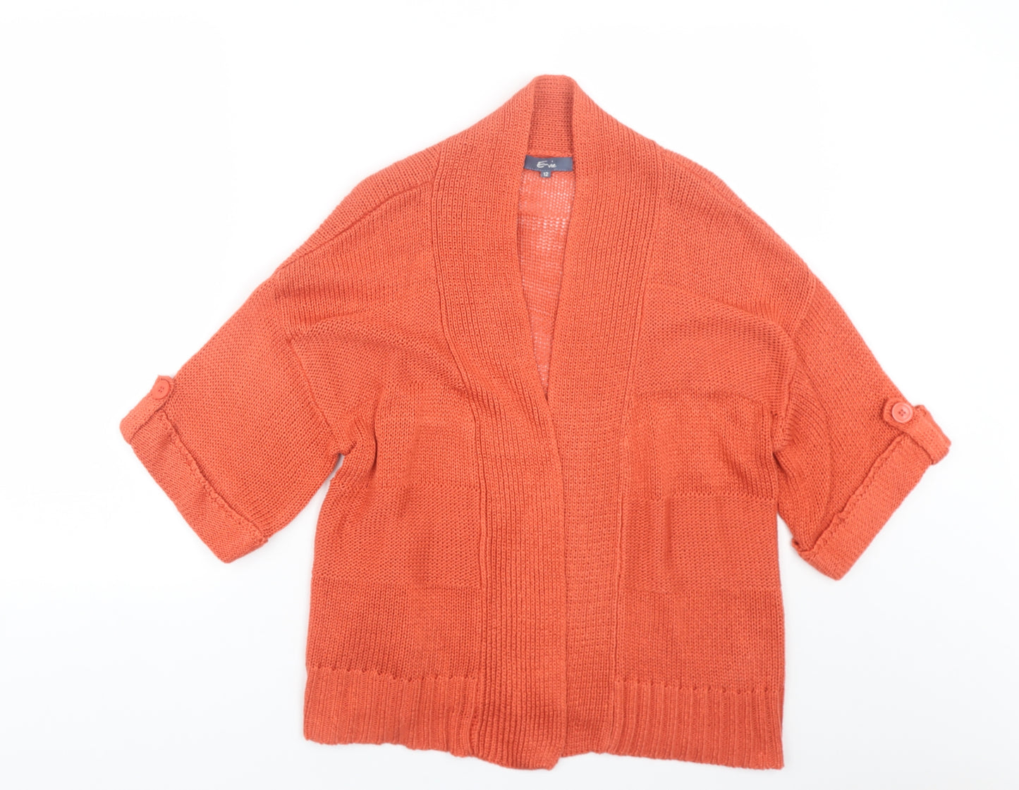 Evie Womens Orange   Cape Jumper Size 12