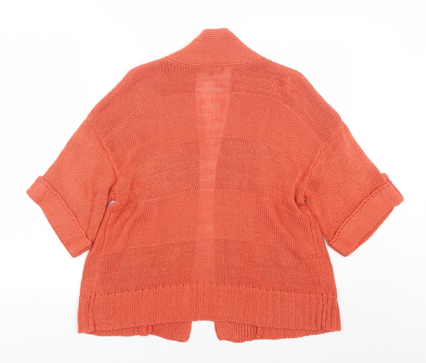 Evie Womens Orange   Cape Jumper Size 12
