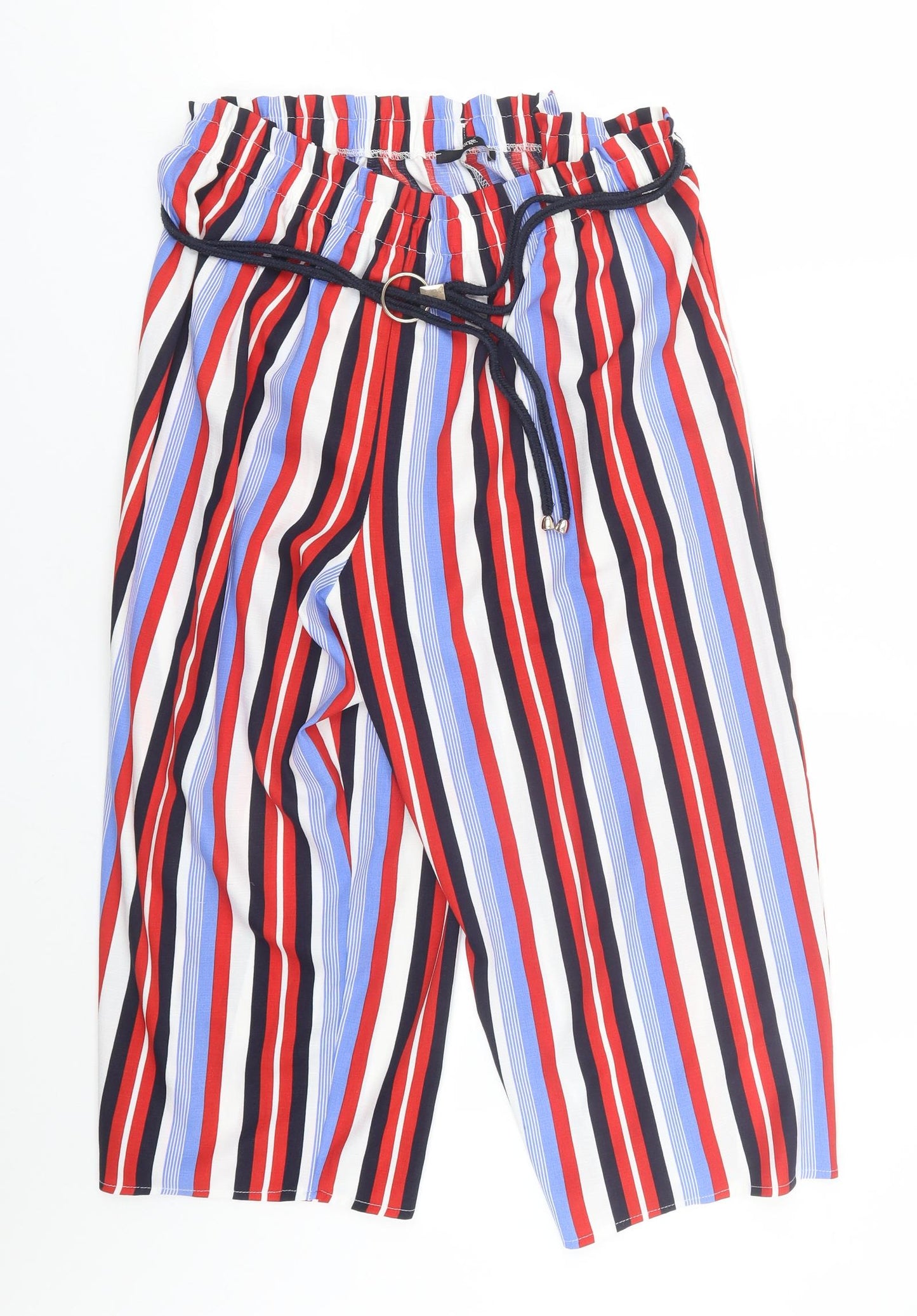 George Womens Multicoloured Striped  Cropped Trousers Size 18 L20 in