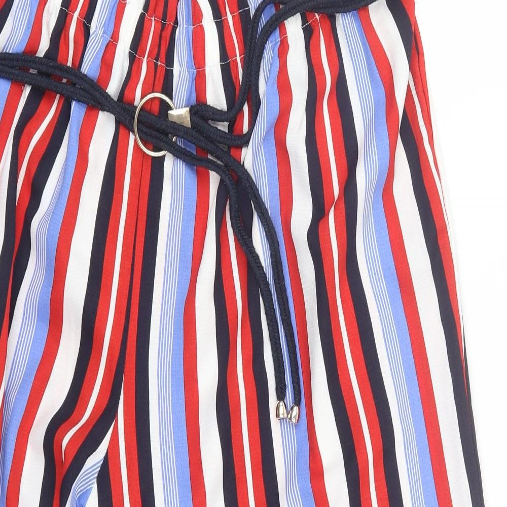 George Womens Multicoloured Striped  Cropped Trousers Size 18 L20 in