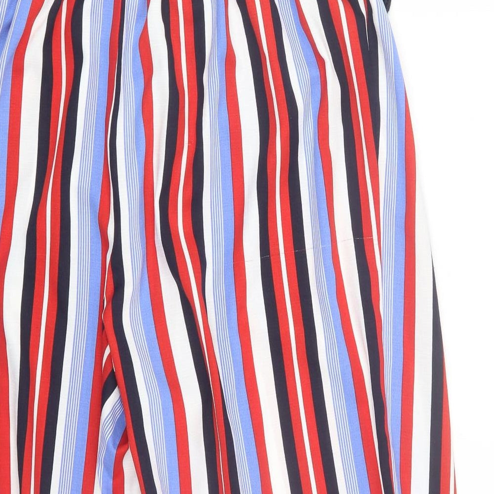 George Womens Multicoloured Striped  Cropped Trousers Size 18 L20 in