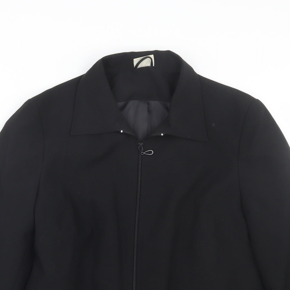 Select Womens Black   Jacket Coat Size 16