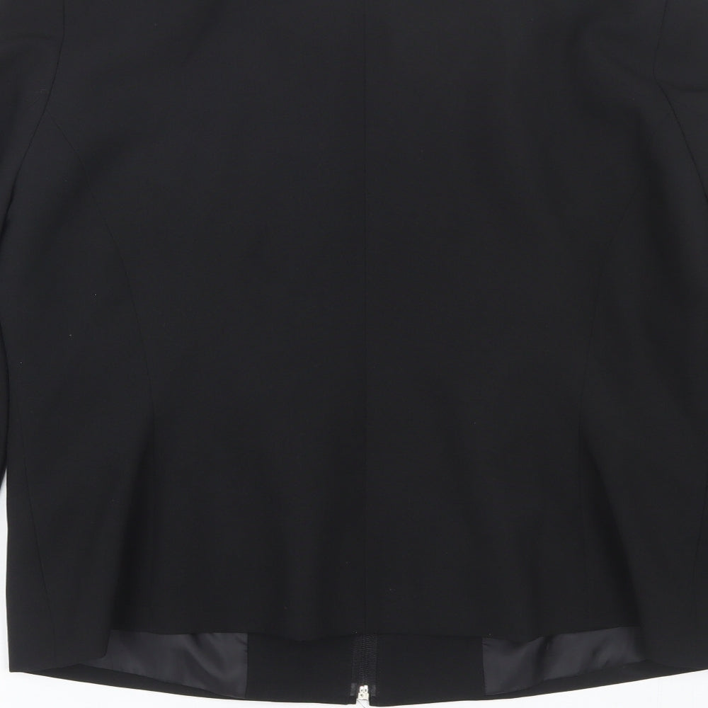 Select Womens Black   Jacket Coat Size 16