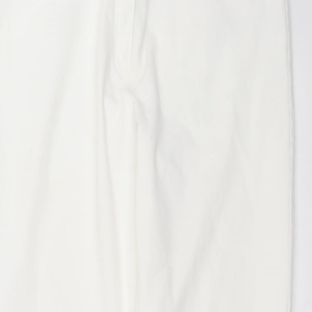 Steilmann Womens White  Denim Straight Jeans Size 14 L27 in