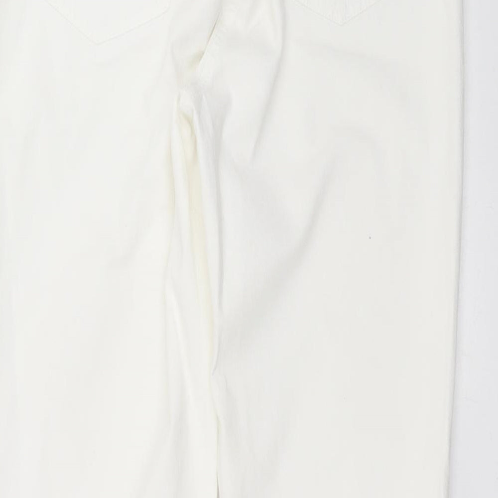 Steilmann Womens White  Denim Straight Jeans Size 14 L27 in