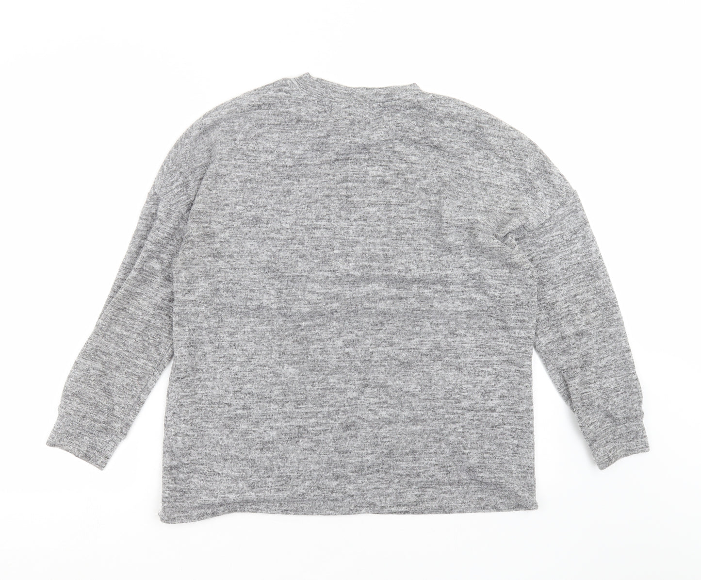 CAPSULE Womens Grey  Knit Pullover Jumper Size 12