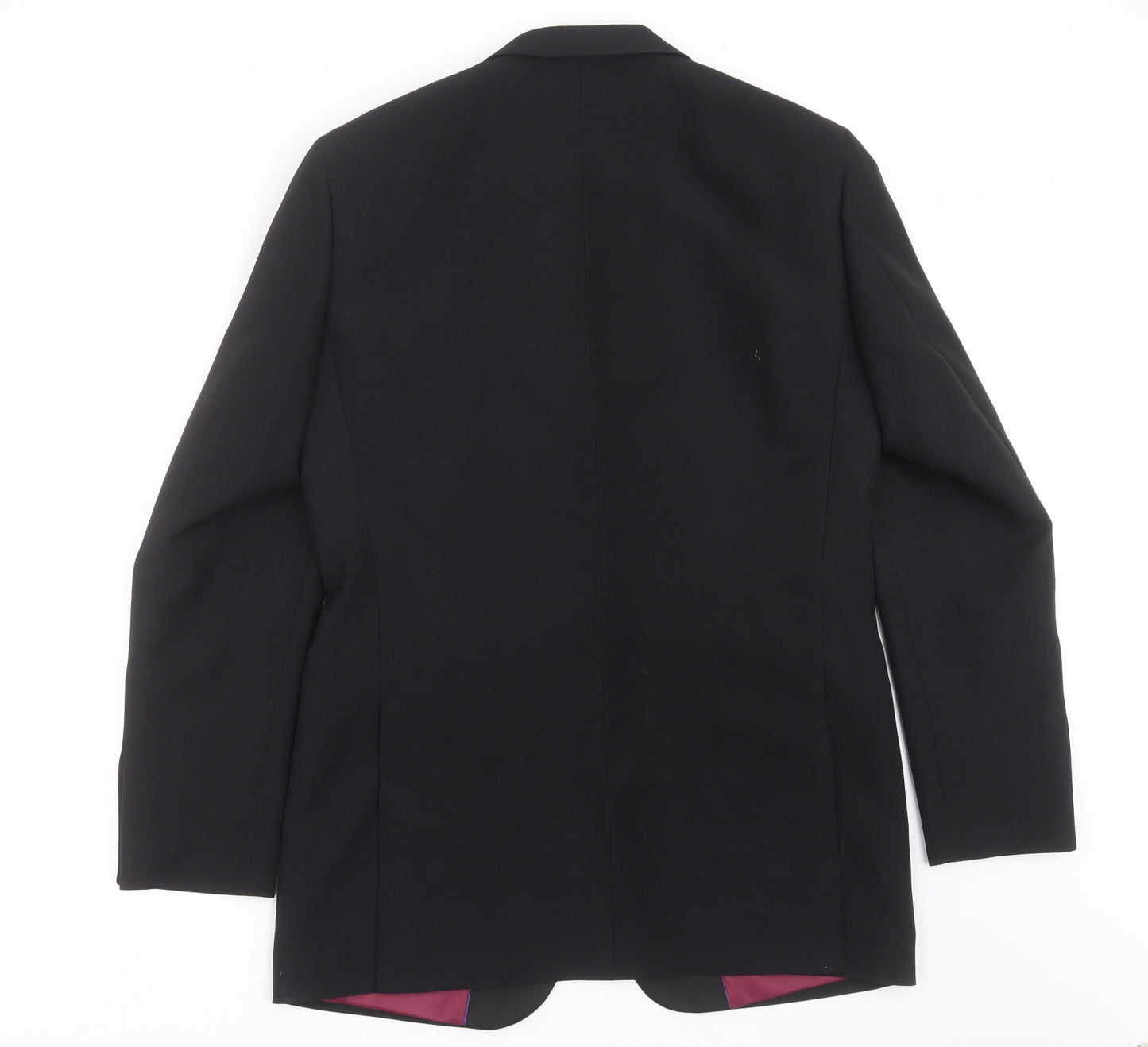 1860 Menswear Mens Black   Jacket Suit Jacket Size 40