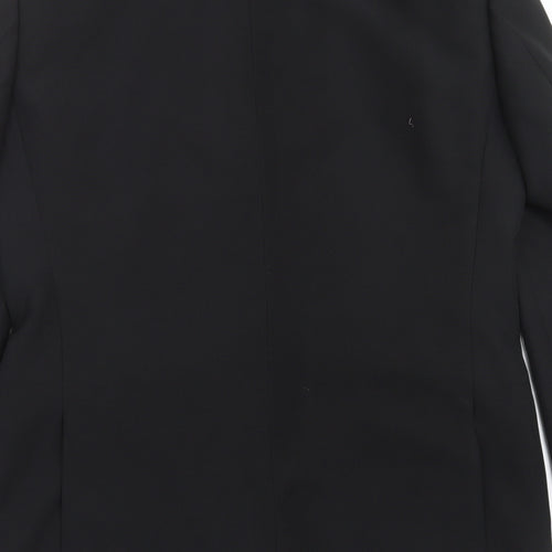 1860 Menswear Mens Black   Jacket Suit Jacket Size 40