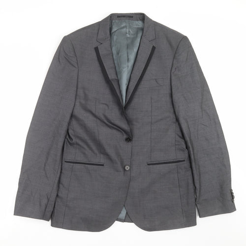 River Island Mens Grey   Jacket Suit Jacket Size 40