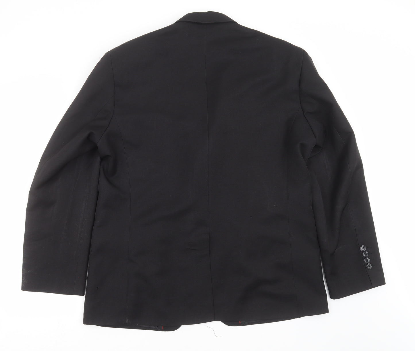Preworn Mens Black   Jacket Suit Jacket Size 42