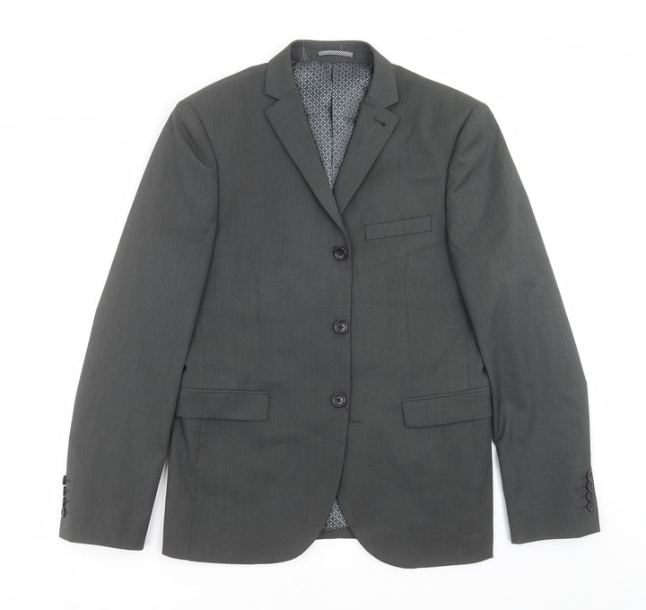 NEXT Mens Grey   Jacket Suit Jacket Size 40  - Skinny fit
