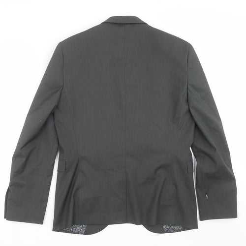 NEXT Mens Grey   Jacket Suit Jacket Size 40  - Skinny fit
