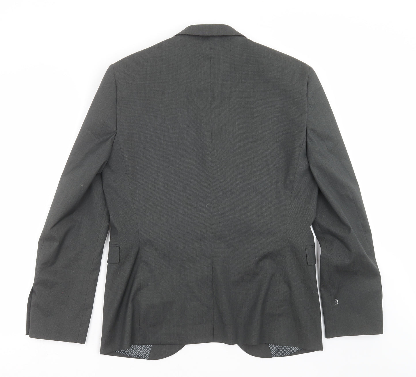 NEXT Mens Grey   Jacket Suit Jacket Size 40  - Skinny fit