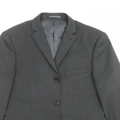 NEXT Mens Grey   Jacket Suit Jacket Size 40  - Skinny fit