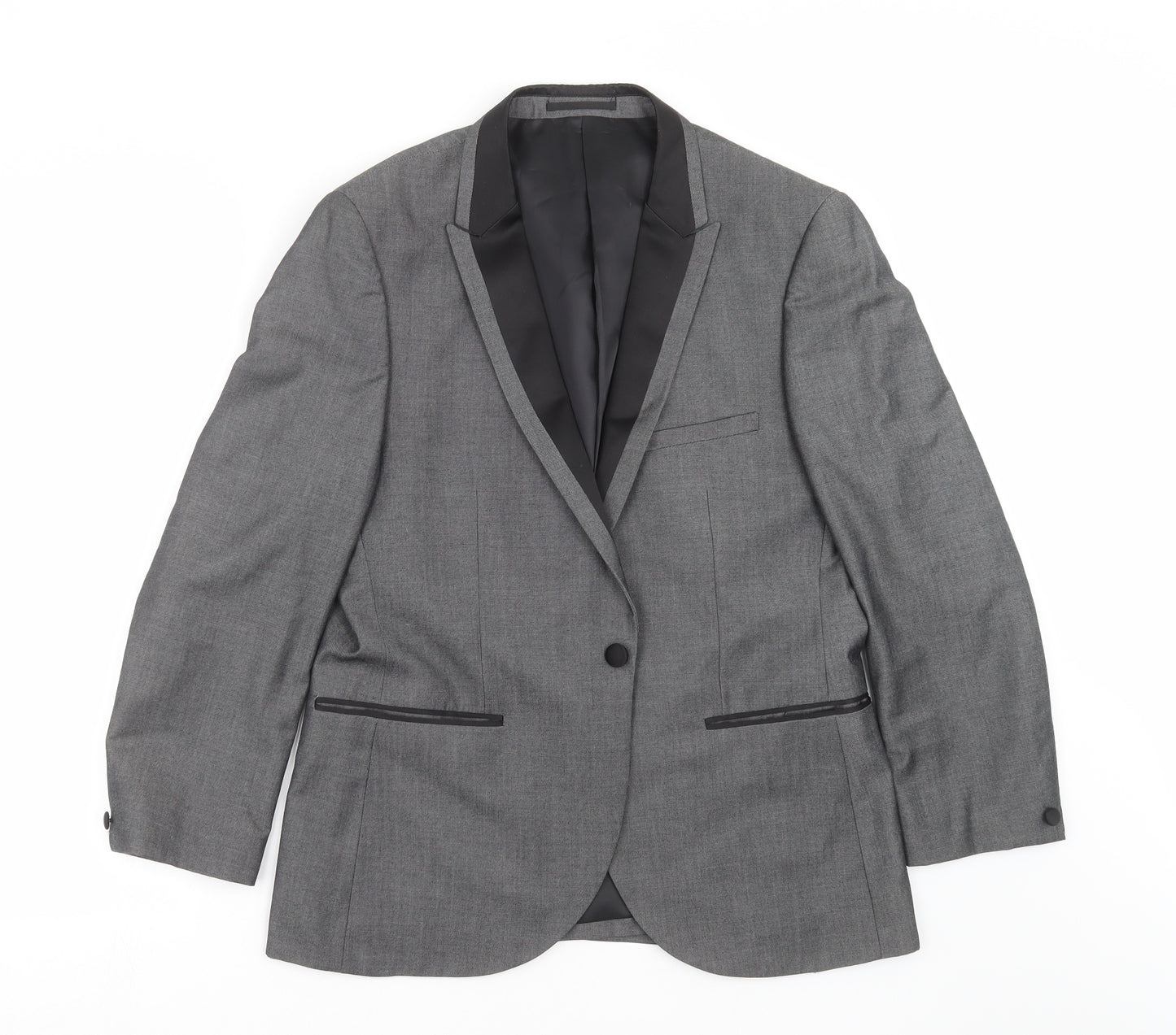 Ventuno 21 Mens Grey   Jacket Suit Jacket Size 40