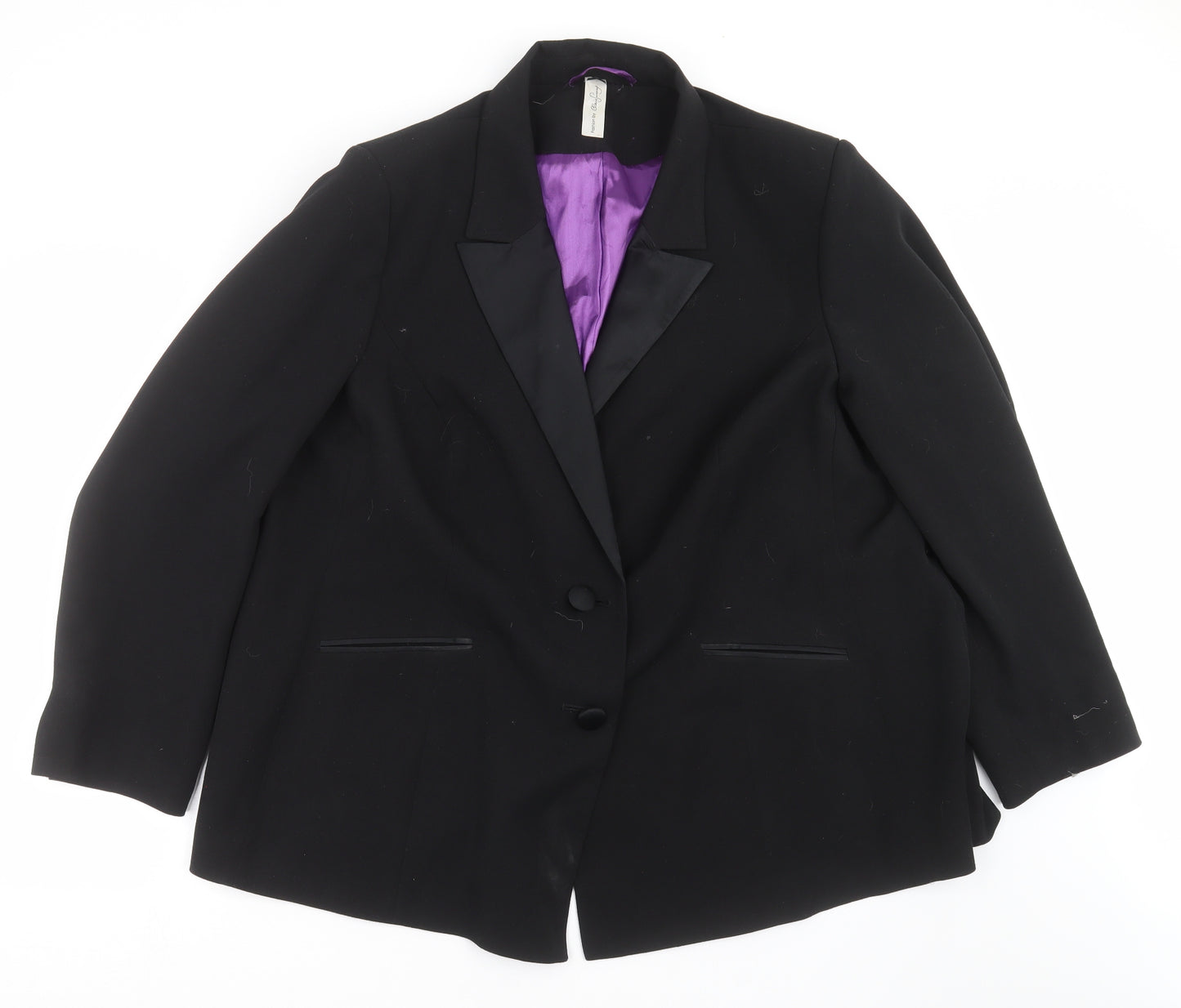 fashion by claire Womens Black   Jacket Suit Jacket Size 30