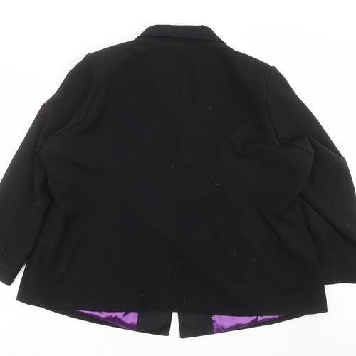 fashion by claire Womens Black   Jacket Suit Jacket Size 30