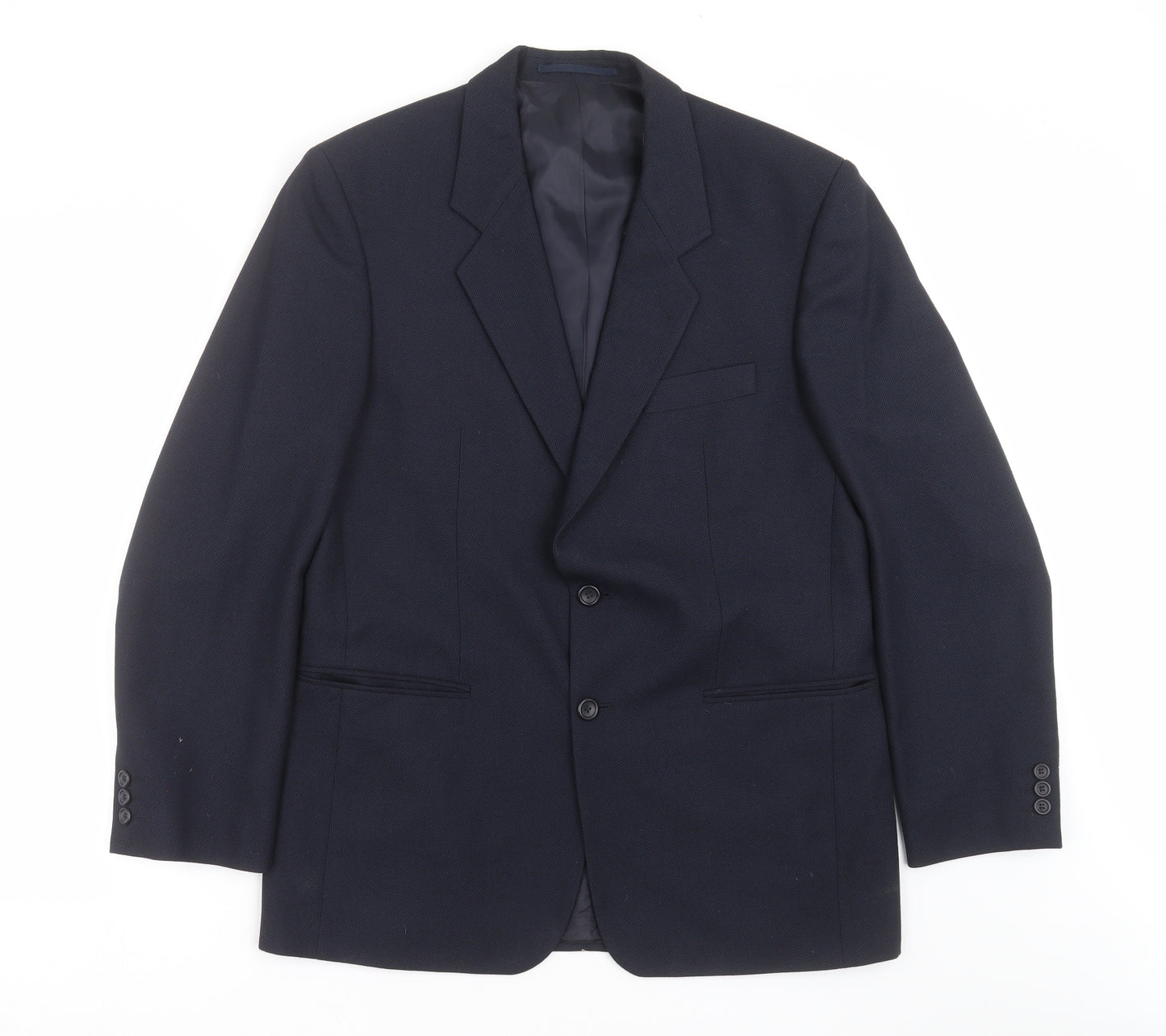 VARTEKS Mens Blue   Jacket Suit Jacket Size 40