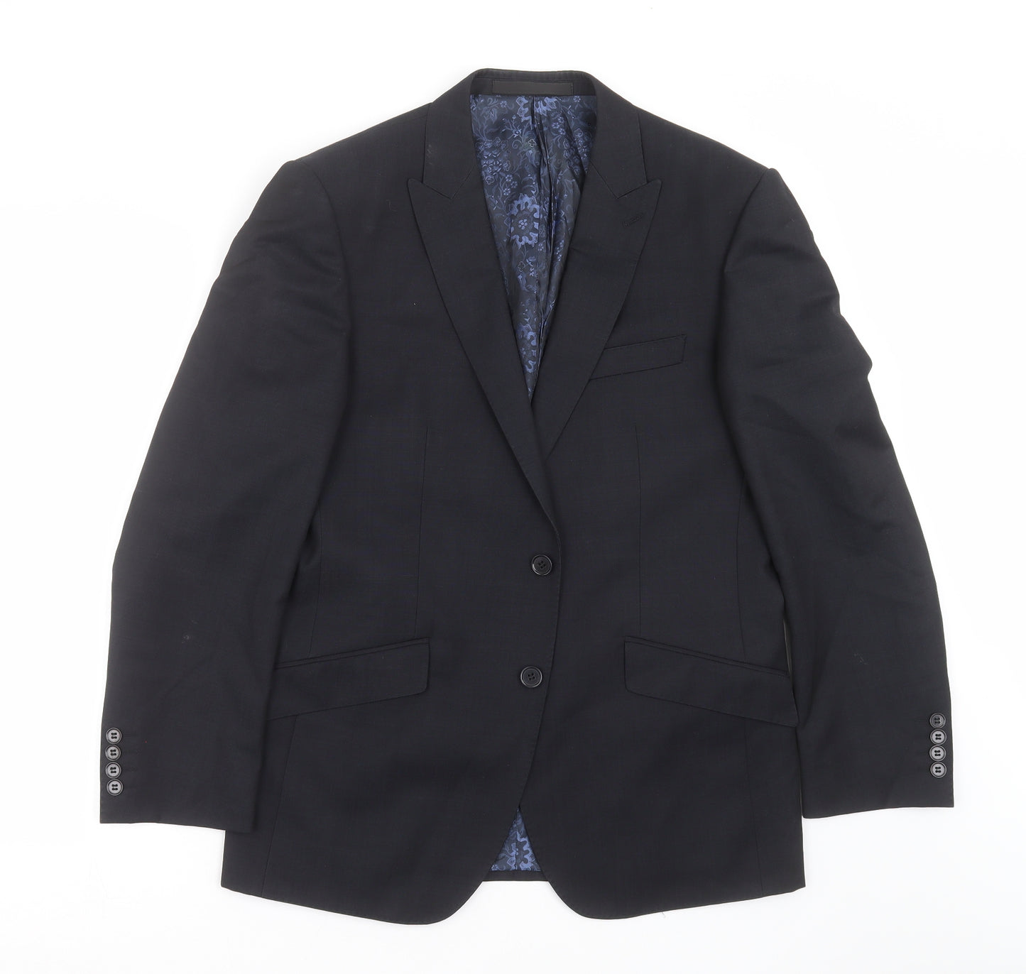 Marks and Spencer Mens Grey   Jacket Suit Jacket Size 40  - Tailored fit