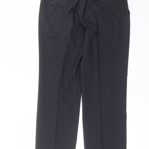 Benvenuto Mens Blue Striped  Trousers  Size 34 in L32 in