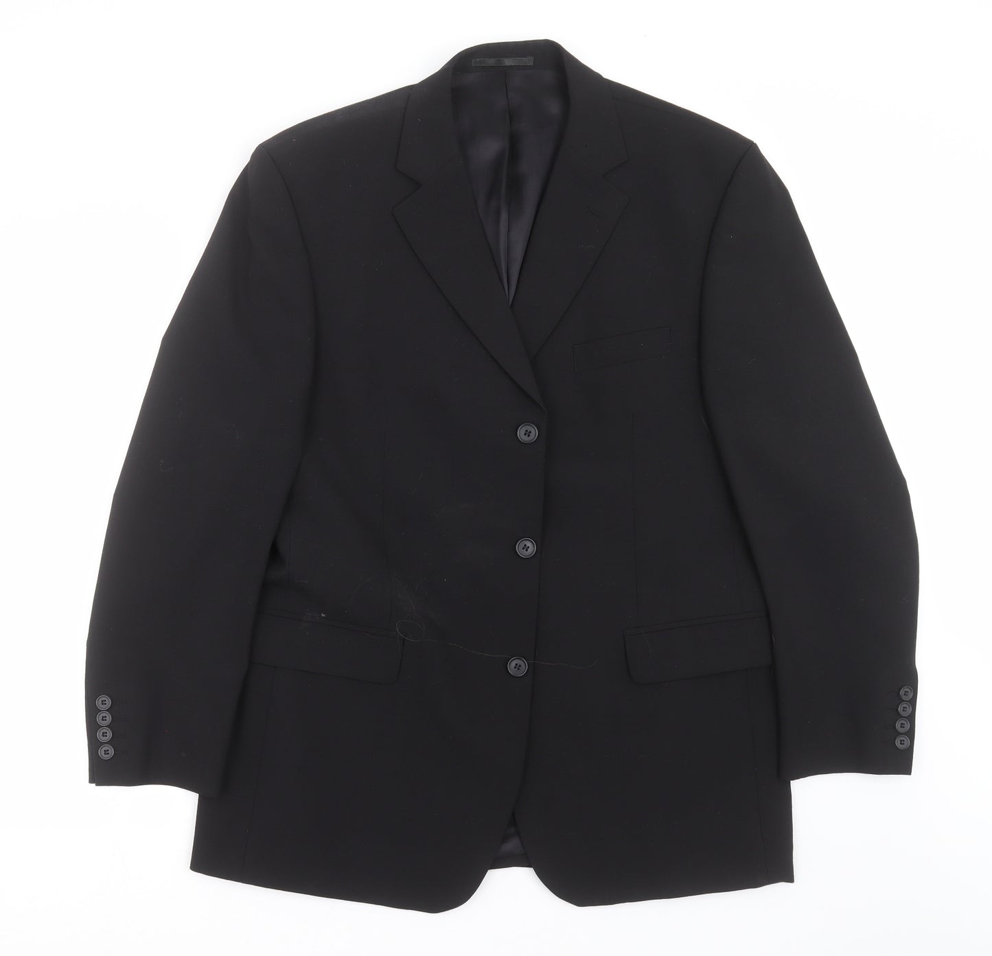 suithouse Mens Black   Jacket Suit Jacket Size 42