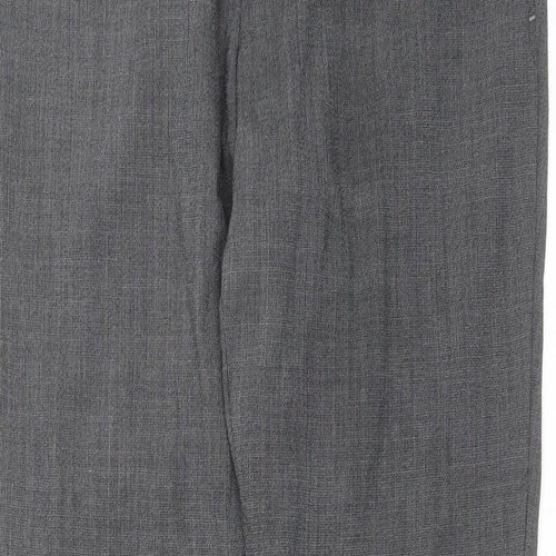 Preworn Mens Grey Geometric  Trousers  Size 34 in L32 in