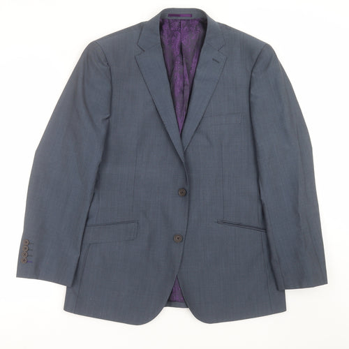 Charlie Allen Mens Blue   Jacket Suit Jacket Size 40