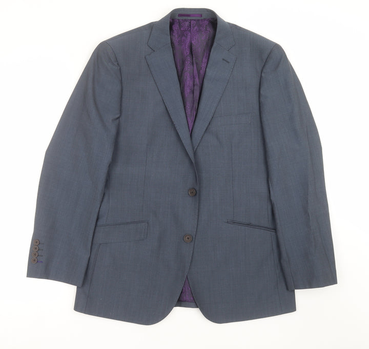 Charlie Allen Mens Blue   Jacket Suit Jacket Size 40