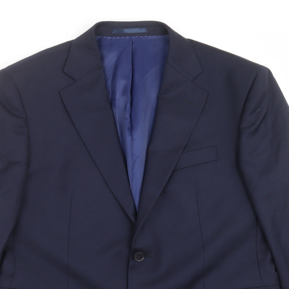 Charles Tyrwhitt Mens Blue   Jacket Suit Jacket Size 40