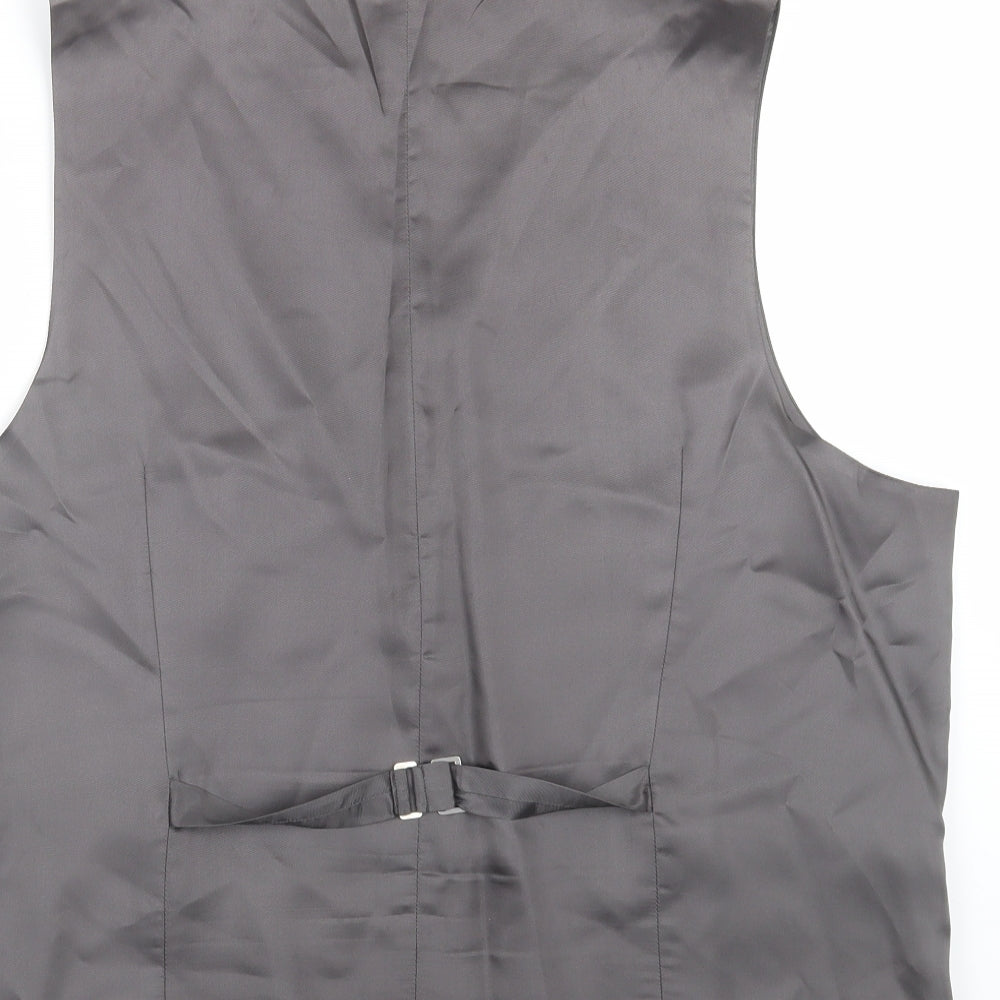 Preworn Mens Grey   Jacket Suit Waistcoat Size 42