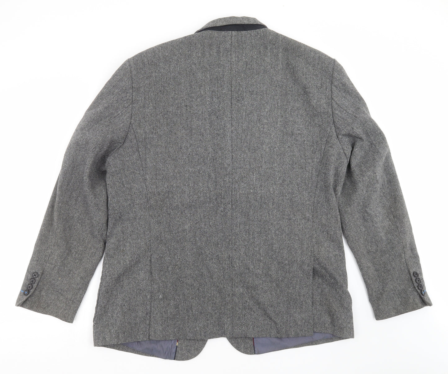 Jeff Banks Mens Grey   Jacket Suit Jacket Size 48