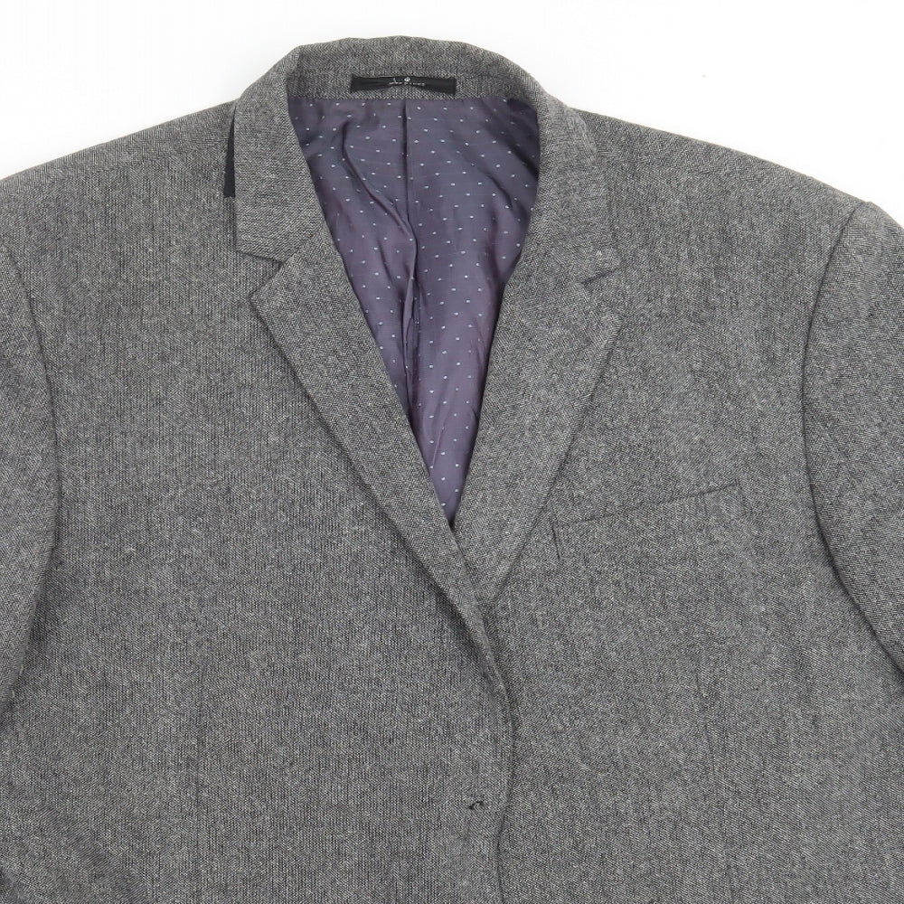 Jeff Banks Mens Grey   Jacket Suit Jacket Size 48