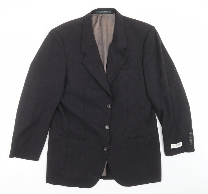 Preworn Mens Grey   Jacket Suit Jacket Size 40
