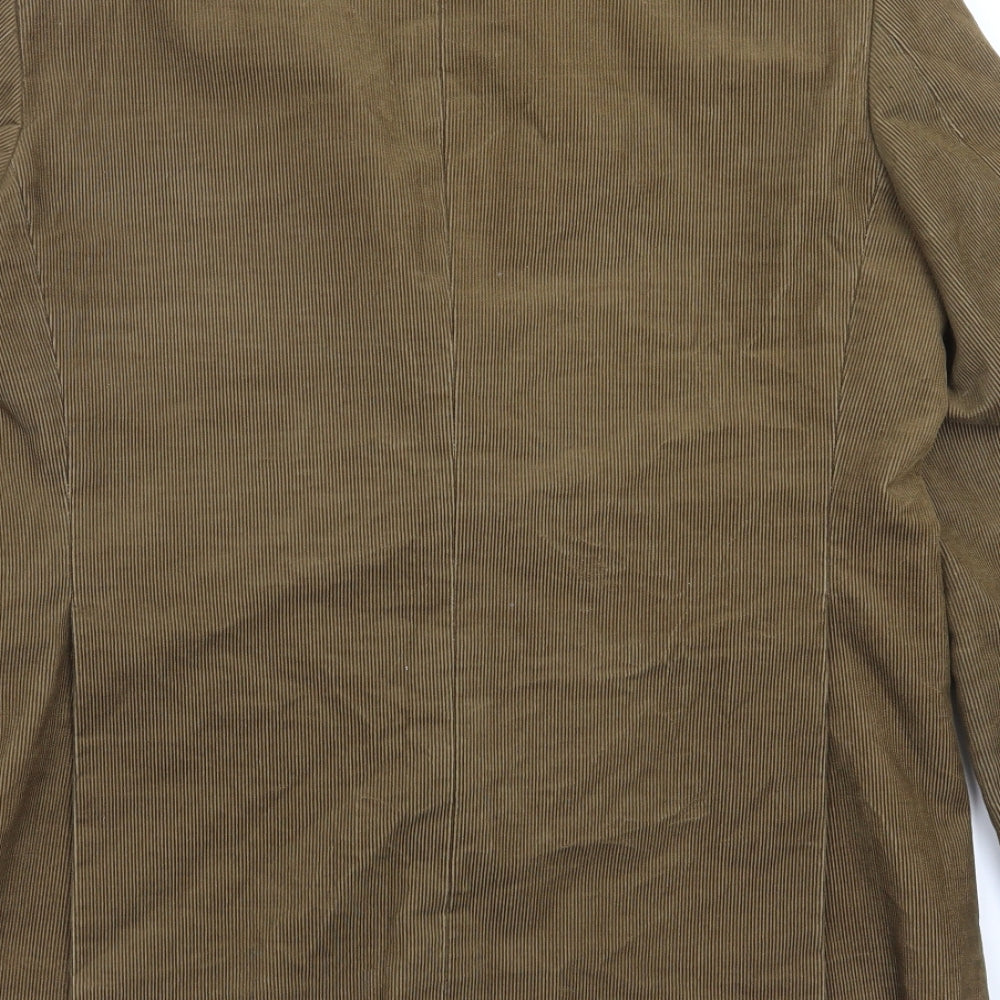 NEXT Mens Brown  Corduroy Jacket Suit Jacket Size 40