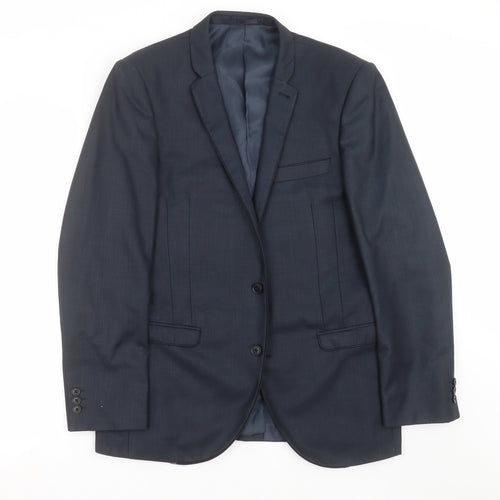 NEXT Mens Blue   Jacket Suit Jacket Size 40  - Tailored fit
