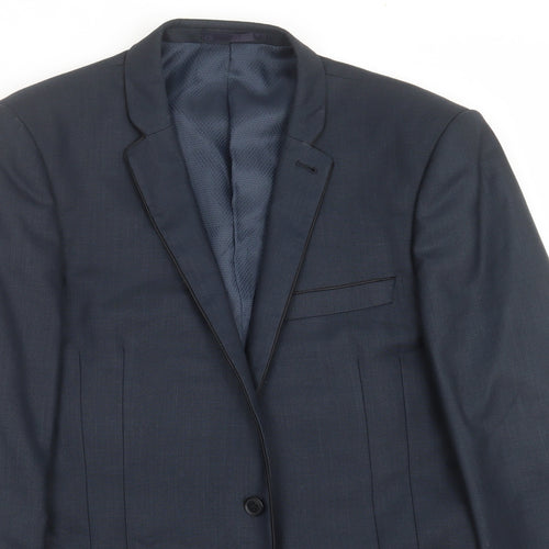 NEXT Mens Blue   Jacket Suit Jacket Size 40  - Tailored fit